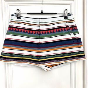 Kate Spade Saturday Multi Colored Striped Aztec Style Women’s Shorts Size 00